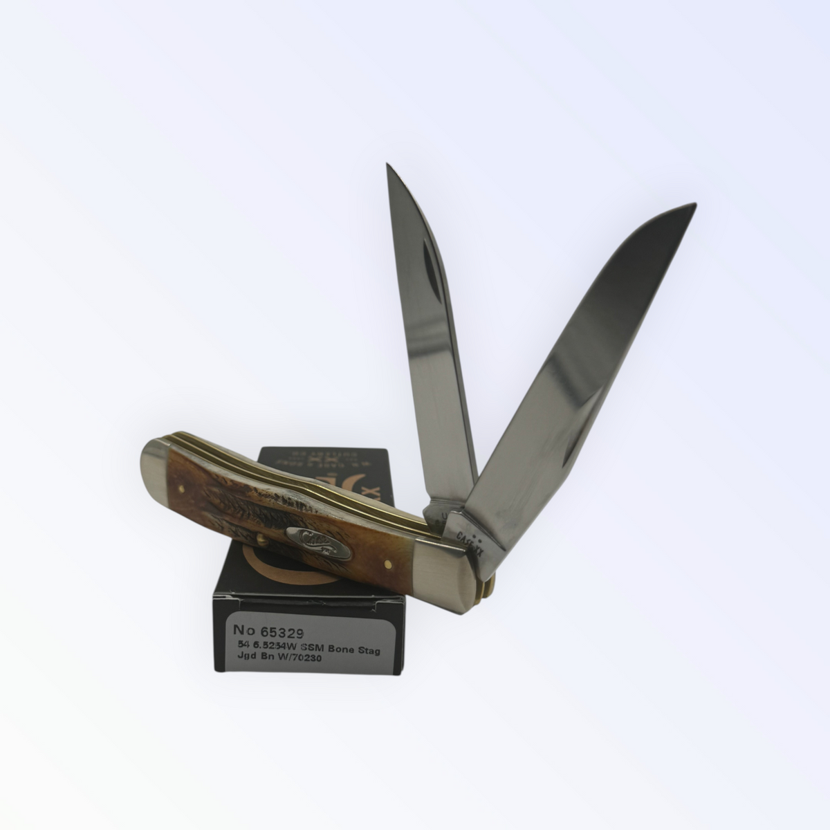 Case XX 65329 6.5 Bonestag Trapper with Wharncliffe — photo 2