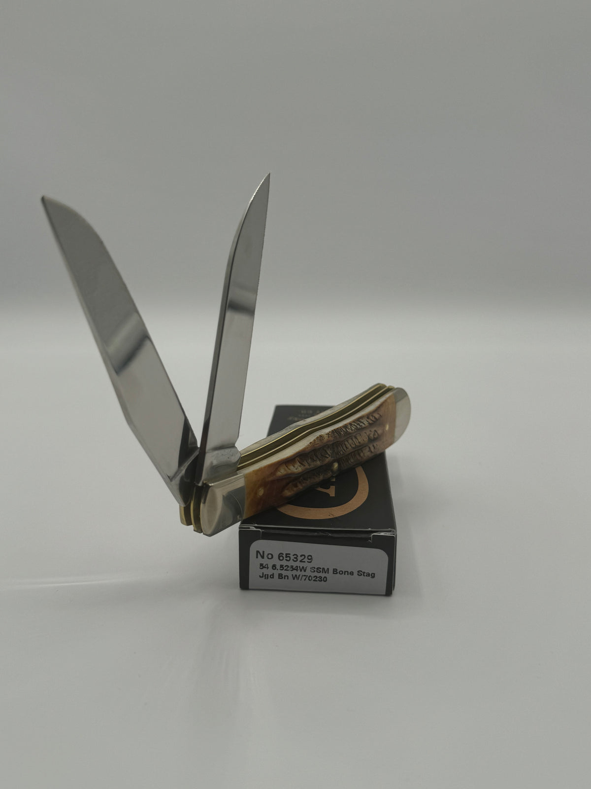 Case XX 65329 6.5 Bonestag Trapper with Wharncliffe — photo 4