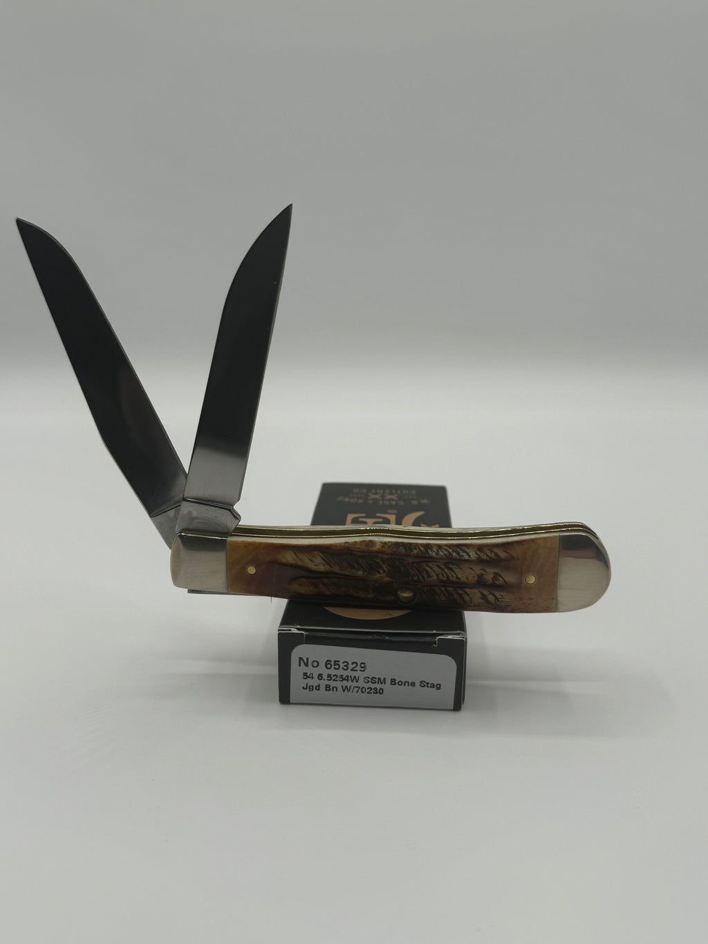 Case XX 65329 6.5 Bonestag Trapper with Wharncliffe — photo 5