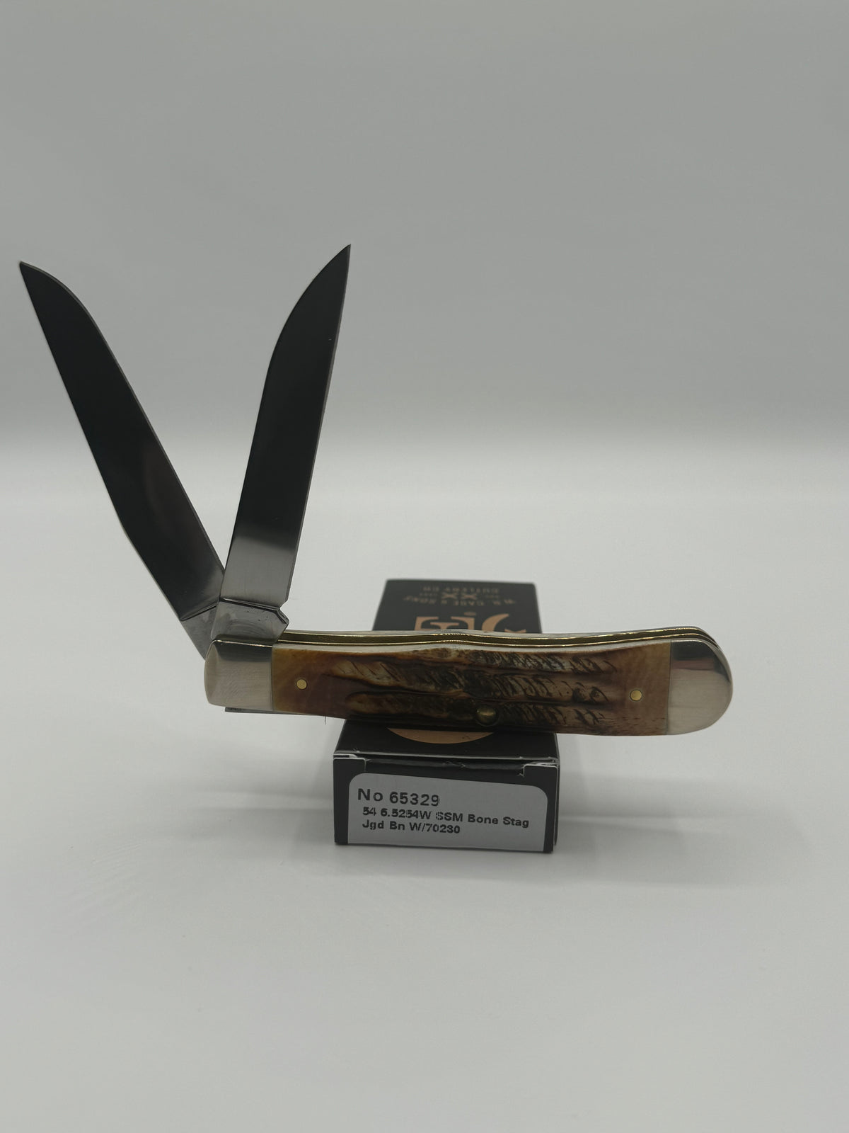 Case XX 65329 6.5 Bonestag Trapper with Wharncliffe — photo 5